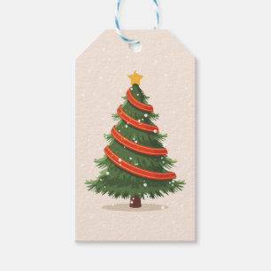 Christmas Tree, Christmas, Minimalist Gift Tags