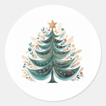 Christmas Tree Classic Sticker