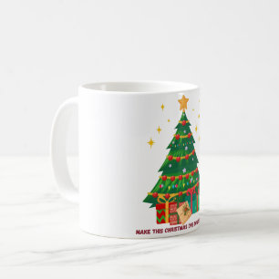 Christmas tree coffee mug