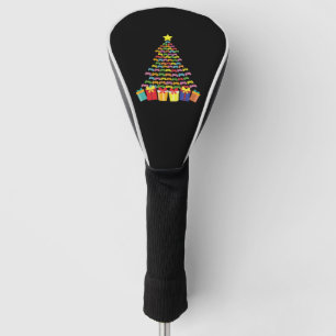 Christmas tree controller gaming shirt golf head cover