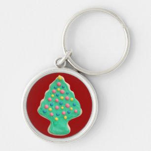 Christmas Tree Cookie Keychain