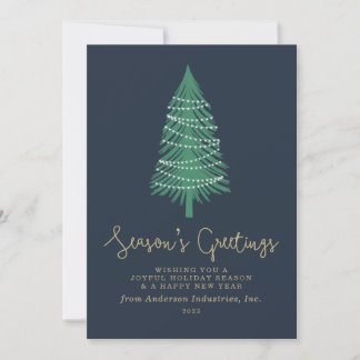 Christmas Tree Corporate Holiday Card