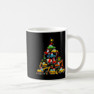 Christmas Tree Cute Construction Truck Xmas Holida Coffee Mug