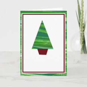 Christmas Tree Cutout Holiday Card