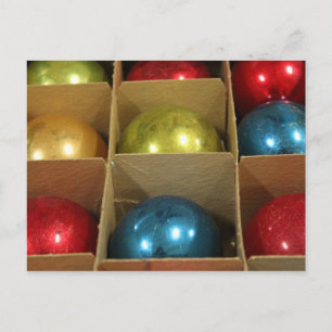 Christmas Tree Decorating Postcard