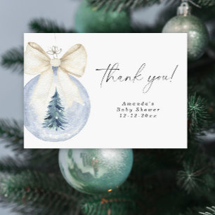 Christmas tree decoration Baby shower Thank You