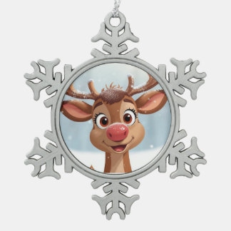 Christmas tree decoration with reindeer