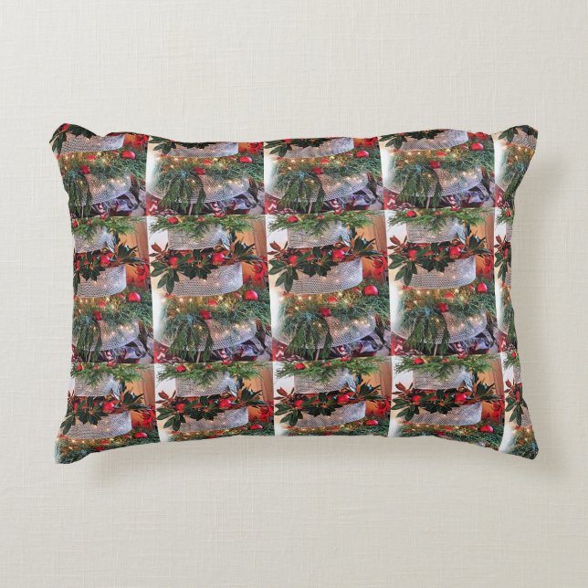 ***CHRISTMAS TREE**** DECORATIVE DECORATIVE CUSHION (Front)