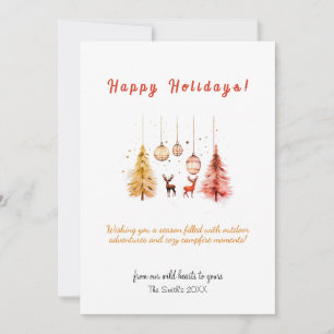 Christmas Tree Deer Decor Outdoor Season Holiday  