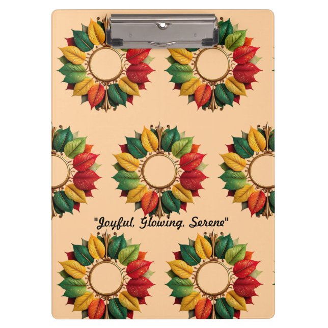 "Christmas Tree Delight" Clipboard (Front)