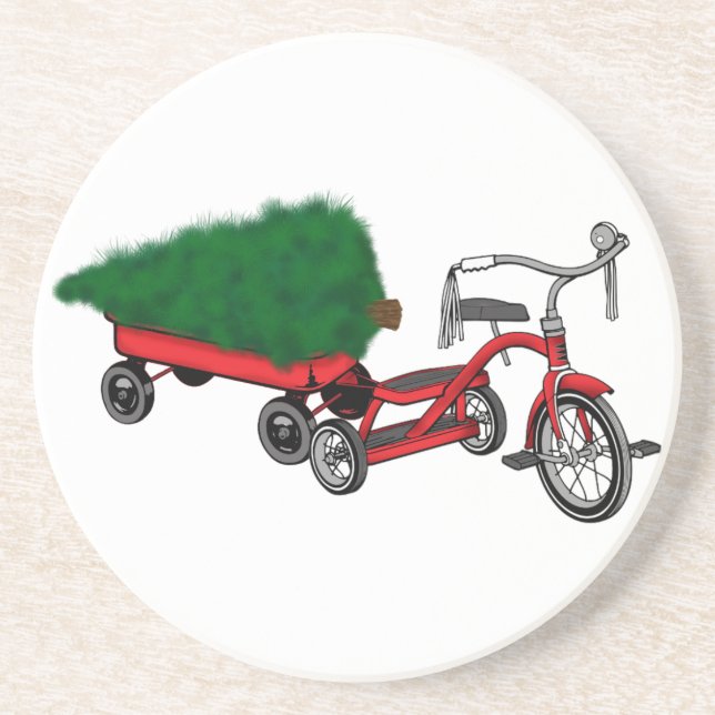 christmas tree delivery coaster (Front)