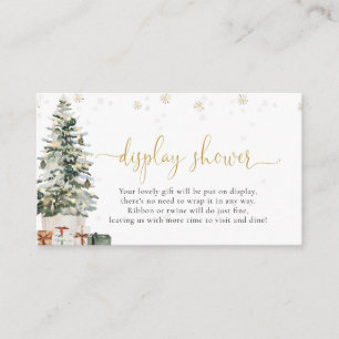 Christmas Tree Display Shower Enclosure  Card