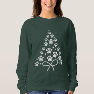 Christmas Tree Dog Lover Owner Gift Holiday Sweatshirt