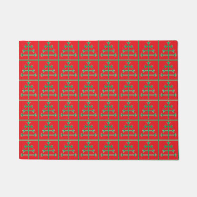 Christmas tree doormat (Front)