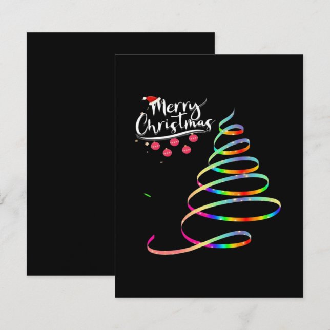  Christmas Tree   Enclosure Card (Front/Back)