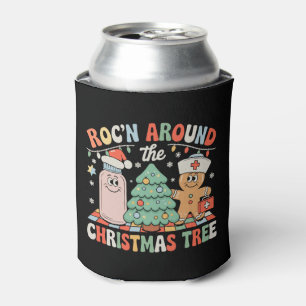 Christmas Tree ER ED ICU Nurse Xmas Holiday Season Can Cooler