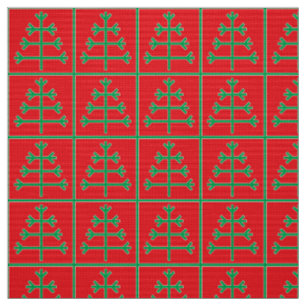 Christmas tree fabric