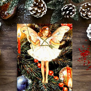 Christmas Tree Fairy Holiday Card