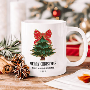 Christmas Tree Family Merry Christmas Coffee Mug