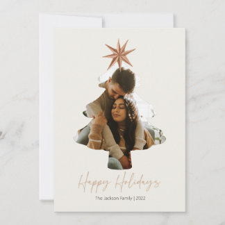 Christmas Tree Family Photo Card