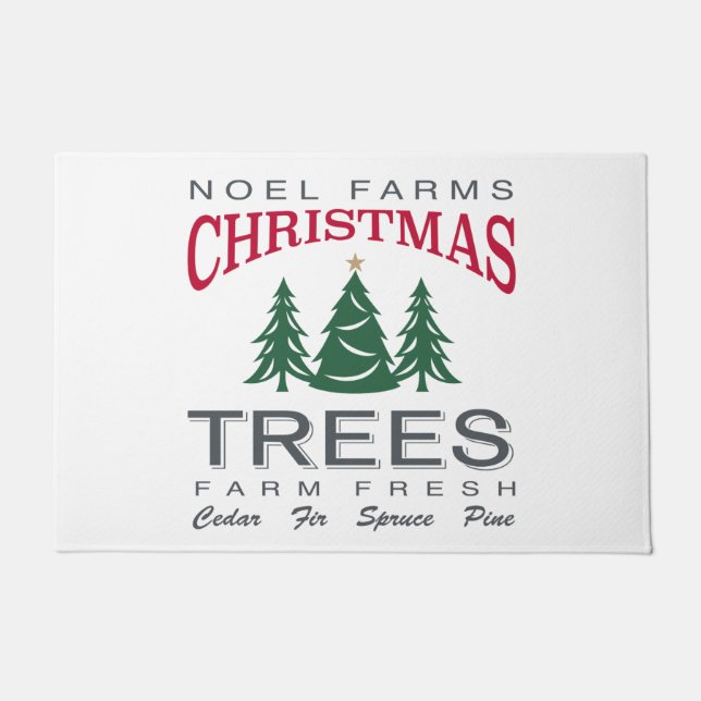 CHRISTMAS TREE FARM DOORMAT (Front)