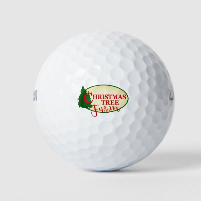 Christmas Tree Farm Golf Balls (Front)