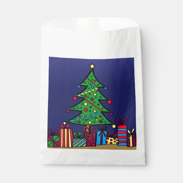 Christmas tree favour bags (Front)