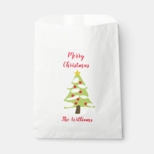 Christmas Tree Favour Bags