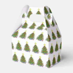 Christmas tree favour box