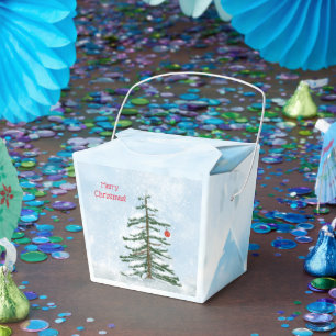 Christmas Tree Favour Box