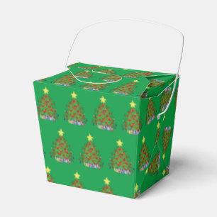 Christmas tree favour box