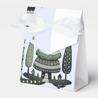 Christmas tree favour box