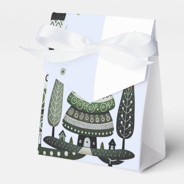 Christmas tree favour box (Front Side)