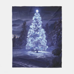 Christmas Tree  Fleece Blanket