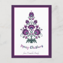 🎄Christmas tree folklore [purple, grey ] purple