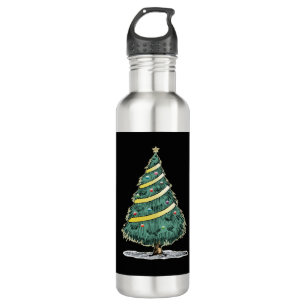 Christmas Tree for Christmas 710 Ml Water Bottle