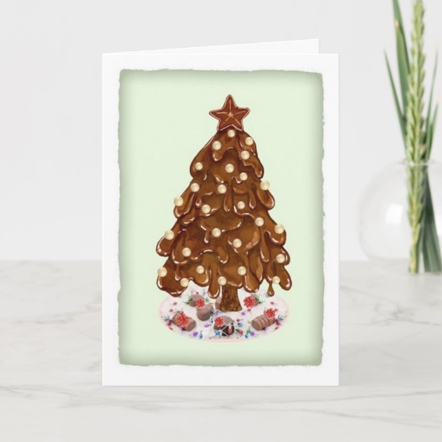 Christmas Tree for Dove Chocolate Discoveries Holiday Card (Front)