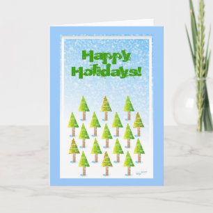 Christmas Tree Forest Card