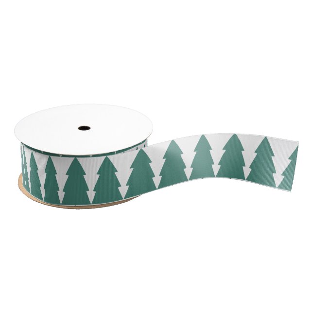 Christmas Tree Forest Grosgrain Ribbon (Spool)