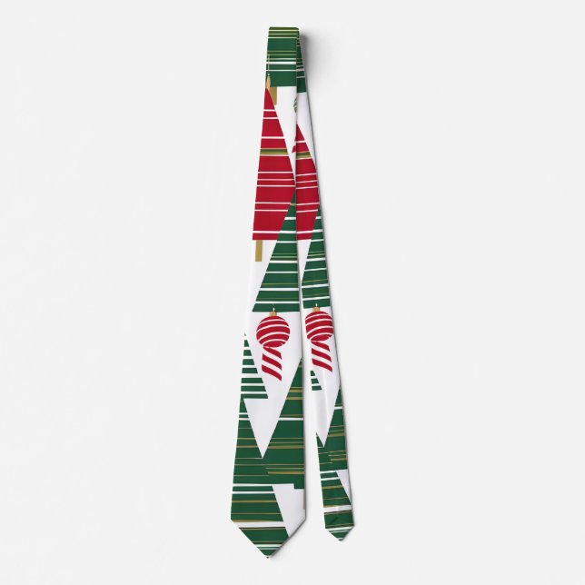 christmas tree forest tie (Front)