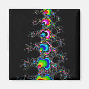 Christmas tree - Fractral Magnet