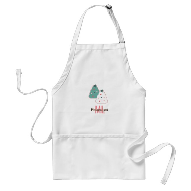 Christmas Tree Frosted Cookies Standard Apron (Front)