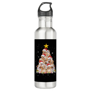 Christmas Tree Funny Dog 710 Ml Water Bottle