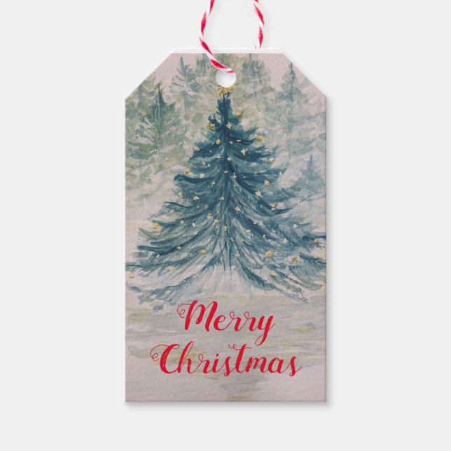 Christmas Tree Gift Tag (Front)