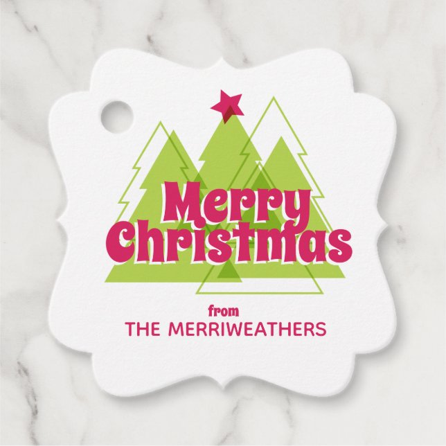 Christmas Tree Gift Tag (Front)