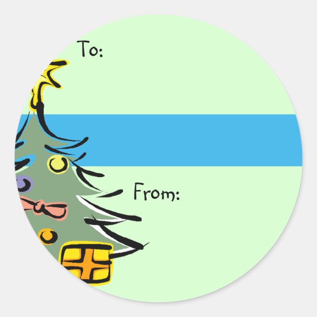 Christmas Tree Gift Tags (Front)