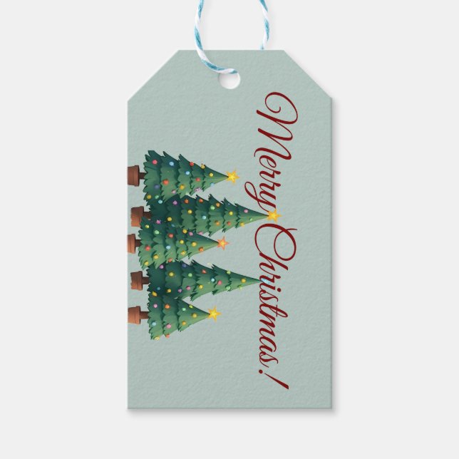 Christmas tree gift tags (Front)