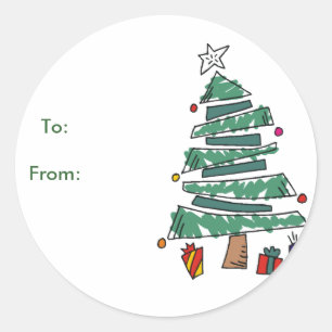 Christmas Tree Gift Tags