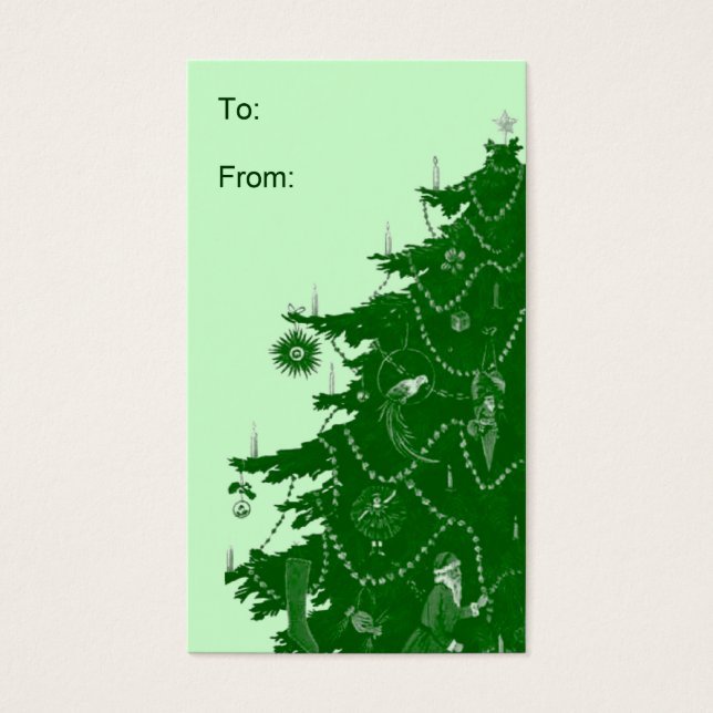 Christmas Tree Gift Tags (Front)