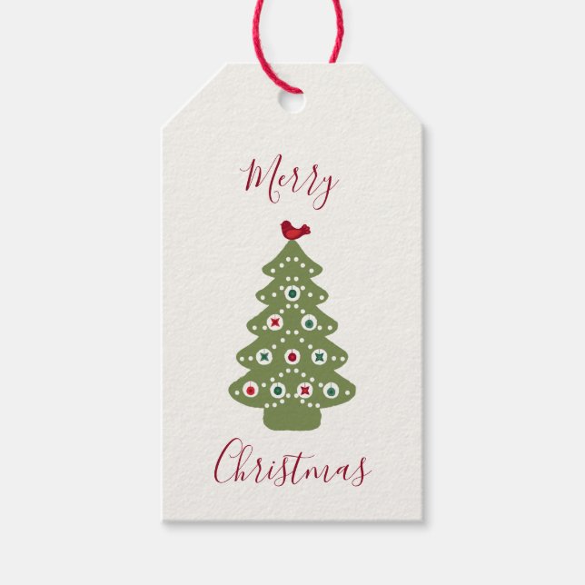 Christmas Tree Gift Tags (Front)